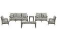 Visola Outdoor Sofa and Loveseat Set - Eclectic 79 Furniture Store