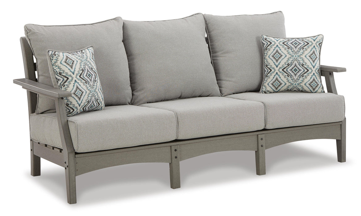 Visola Outdoor Sofa and Loveseat Set - Eclectic 79 Furniture Store