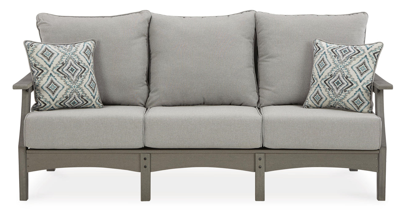 Visola Outdoor Sofa and Loveseat Set - Eclectic 79 Furniture Store