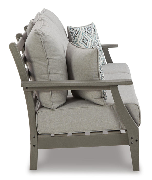Visola Outdoor Sofa and Loveseat Set - Eclectic 79 Furniture Store