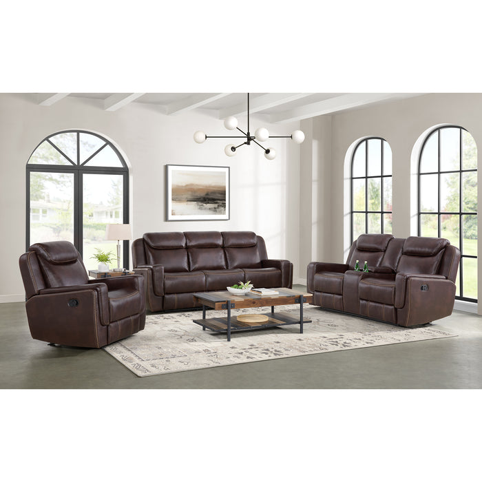 Panther Glider Motion Recliner in Neono Brown