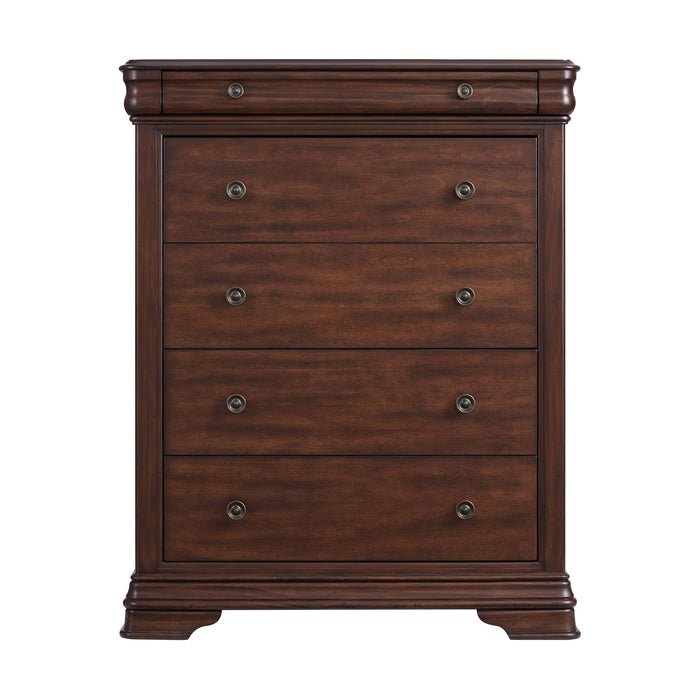 Phillipe 5-Drawer Chest in Cherry