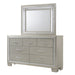 Platinum Dresser&Mirror Set - Eclectic 79 Furniture Store