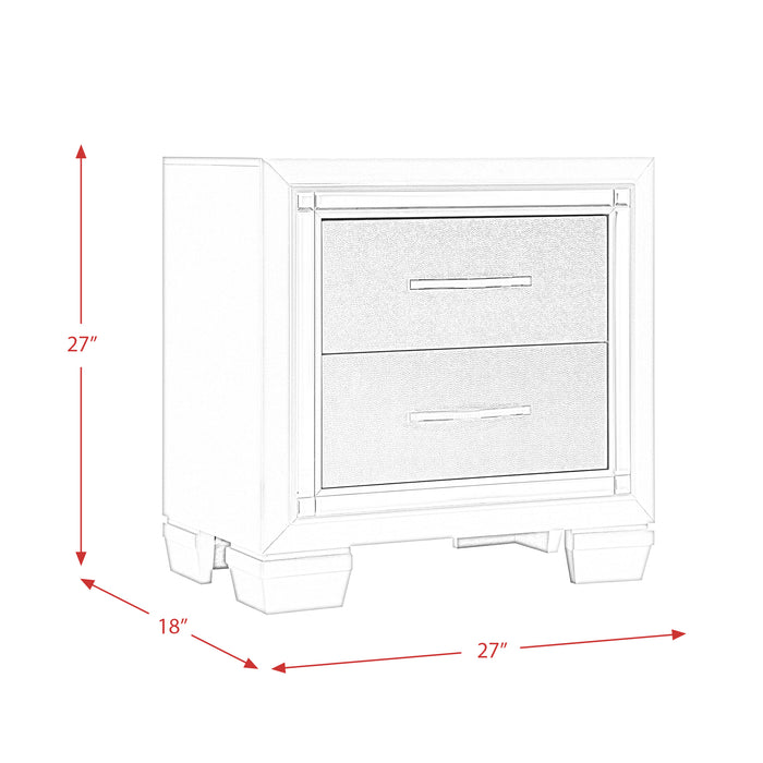 Platinum Queen Platform Storage 5PC Set - Eclectic 79 Furniture Store