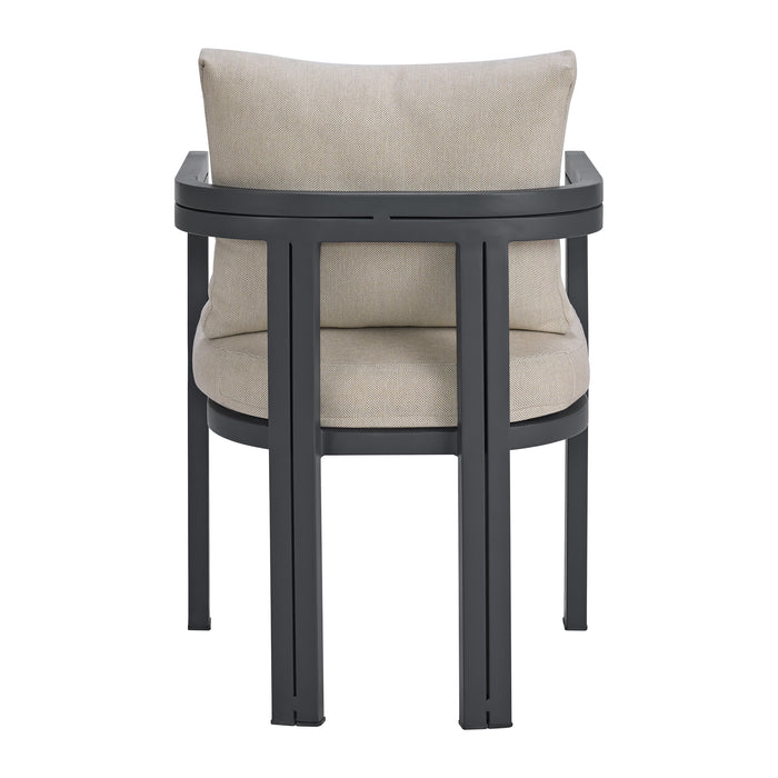 Playa Standard Height Dining Set in Dark Grey-Table and Four Chairs - Eclectic 79 Furniture Store