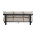 Playa Sofa - Dark Grey and Olefin Beige with 2 Pillows - Eclectic 79 Furniture Store