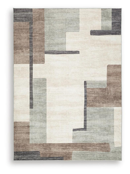 Larkport Washable Area Rug - Eclectic 79 Furniture Store