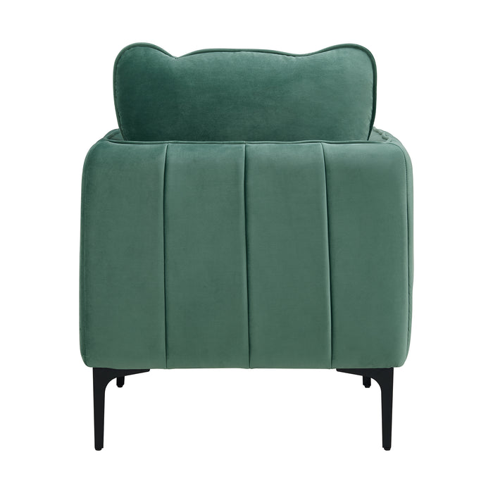 Rae Chair in Lavish 152 Green Velvet