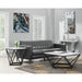 Riko Coffee Table W/ Metal Leg - Eclectic 79 Furniture Store
