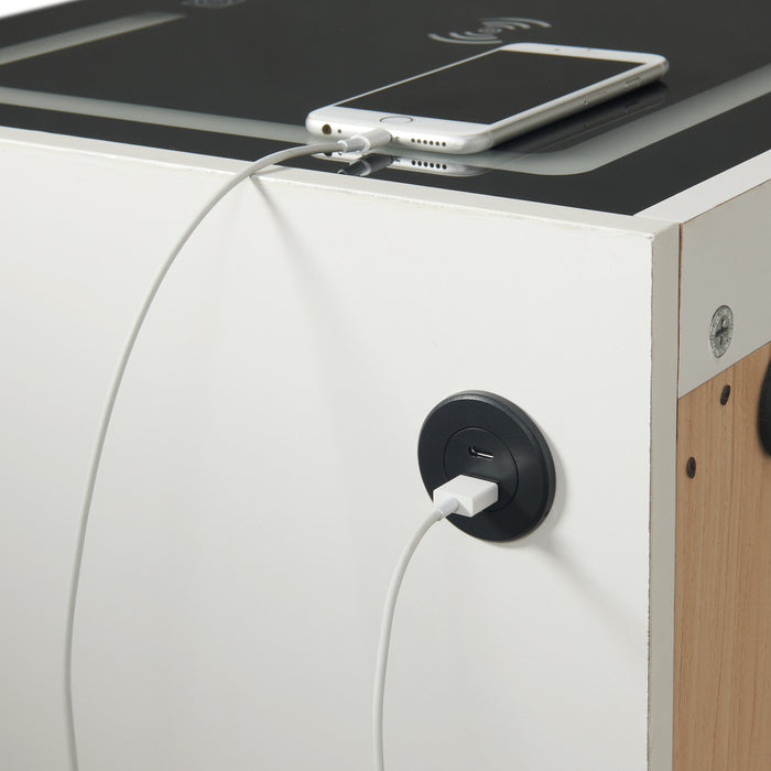 Rio Nightstand with Electronic Features