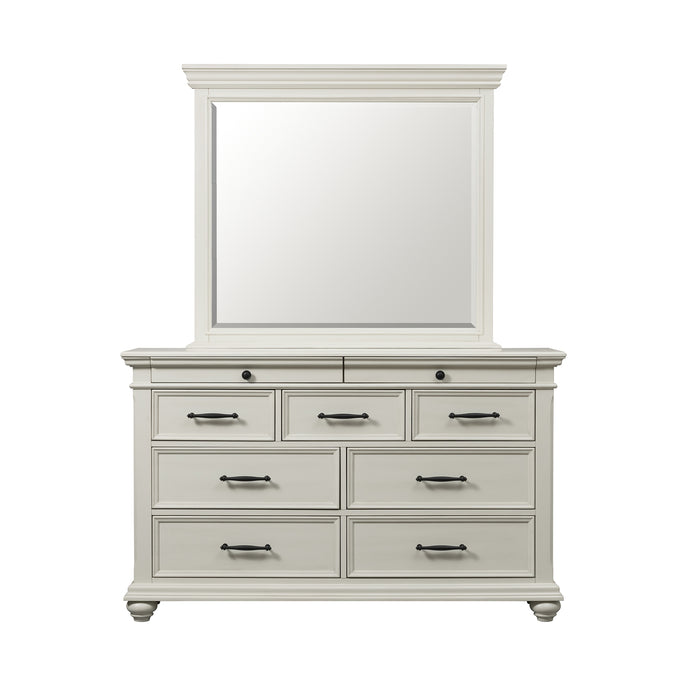 Slater 9-Drawer Dresser with Mirror - Eclectic 79 Furniture Store