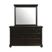 Slater Dresser & Mirror Set Black - Eclectic 79 Furniture Store