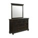 Slater Dresser & Mirror Set Black - Eclectic 79 Furniture Store