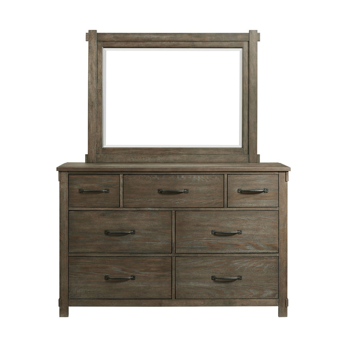 Scott 7-Drawer Dresser with Mirror Set - Eclectic 79 Furniture Store