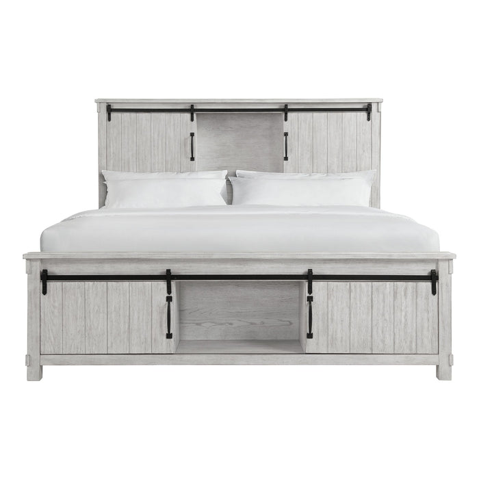 Scott Storage Bed White Finish