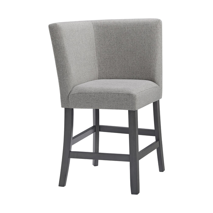 Seneca Counter Height Dining Set in Brown-Table and Four Chairs