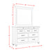 Slater 9-Drawer Dresser with Mirror - Eclectic 79 Furniture Store