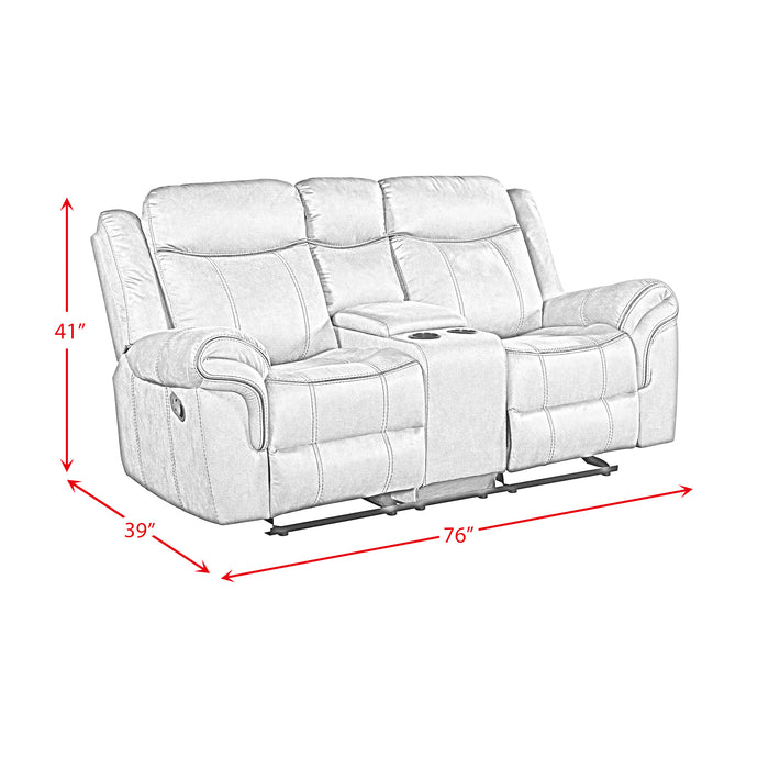 Sorrento 2PC Living Room Set in T101 Brown-Sofa & Loveseat