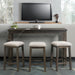 Stone Occasional Bar Table Single Pack (Table + Three Stools) - Eclectic 79 Furniture Store