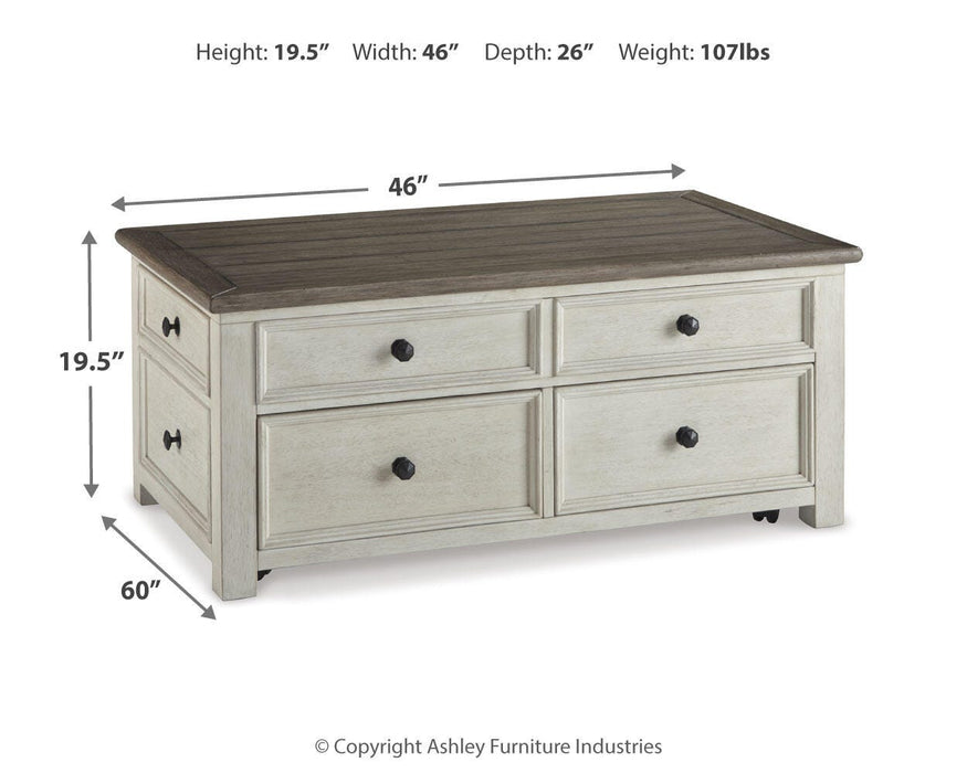 Bolanburg Coffee Table with Lift Top - Eclectic 79 Furniture Store