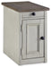 Bolanburg Chairside End Table with USB Ports & Outlets - Eclectic 79 Furniture Store