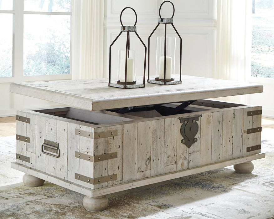 Carynhurst Coffee Table with Lift Top - Eclectic 79 Furniture Store