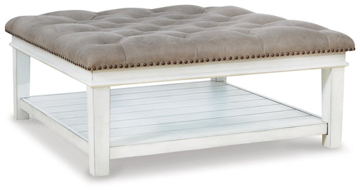 Kanwyn Upholstered Ottoman Coffee Table - Eclectic 79 Furniture Store