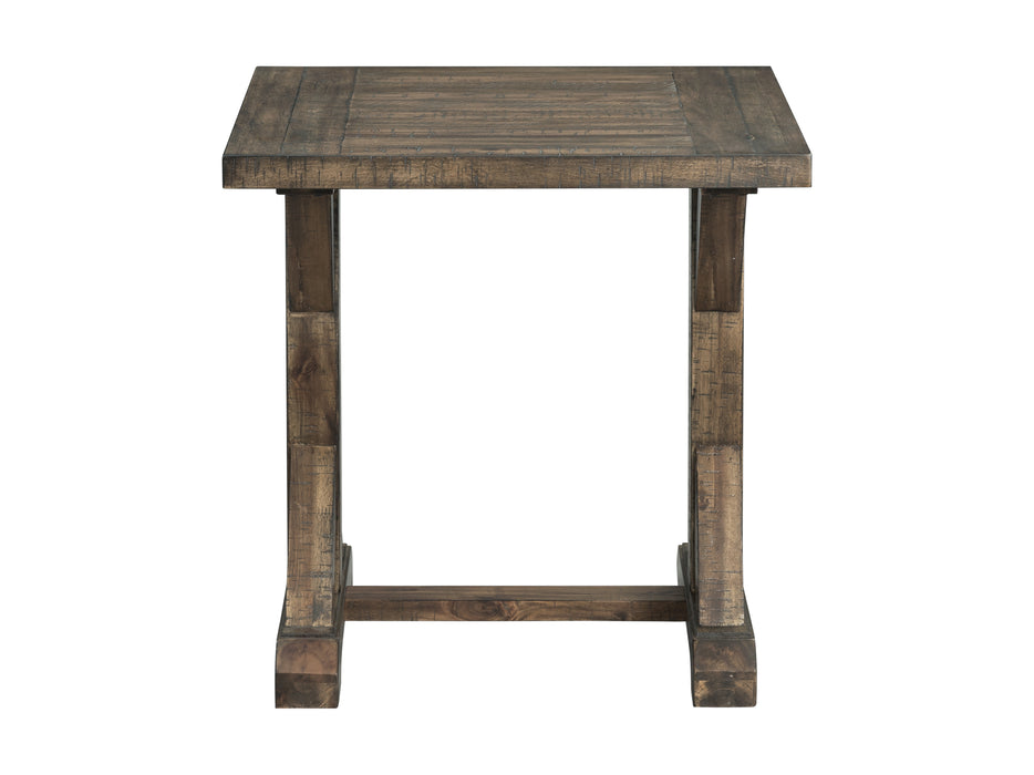 Finn Trestle Base End Table - Eclectic 79 Furniture Store