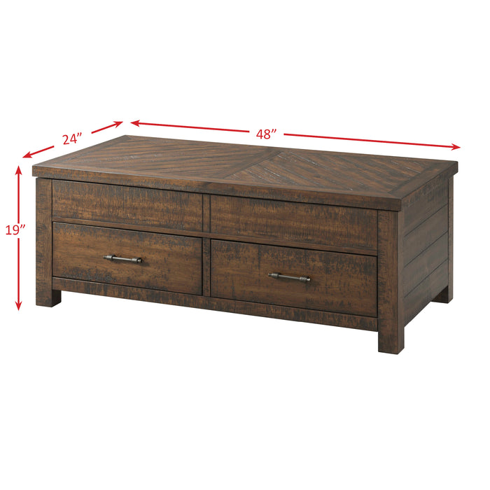 Jax Coffee Table W/Lift Top - Eclectic 79 Furniture Store