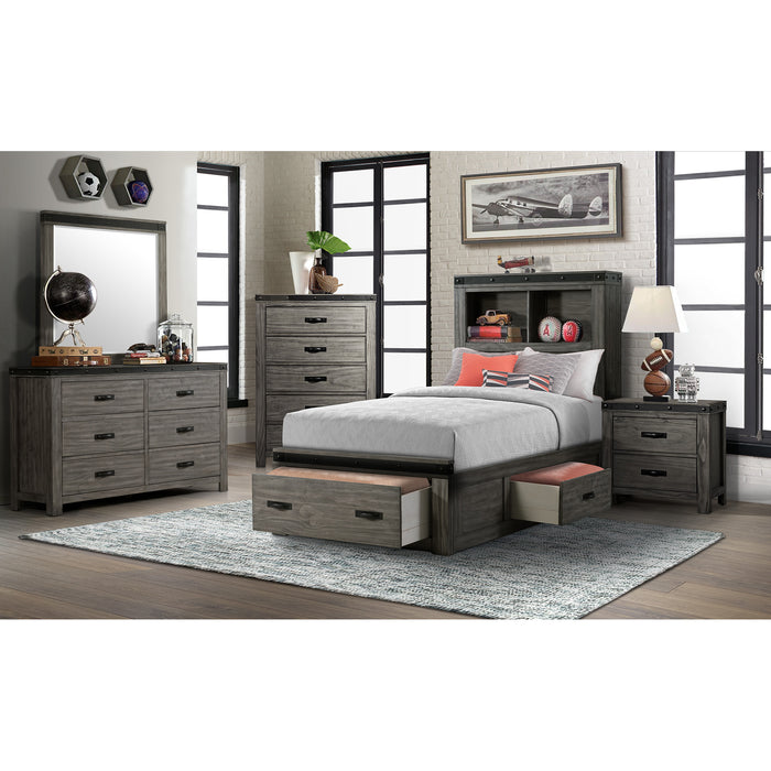 Wade Youth Platform Storage Bed