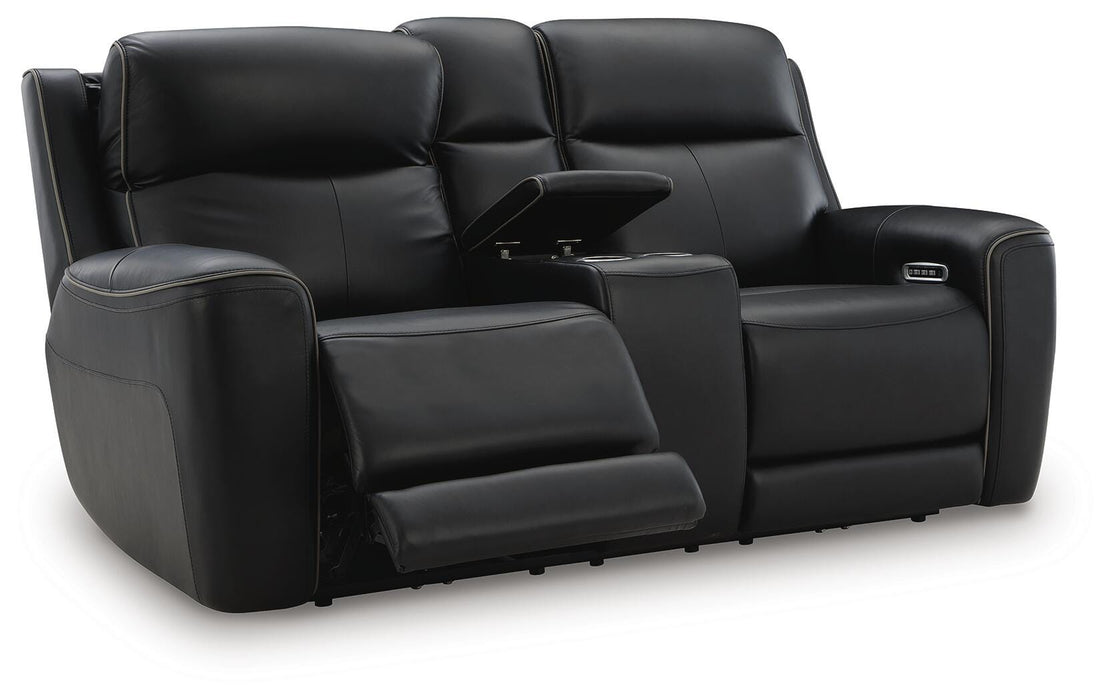5Z-Relaxation Power Reclining Loveseat with Console - Eclectic 79 Furniture Store