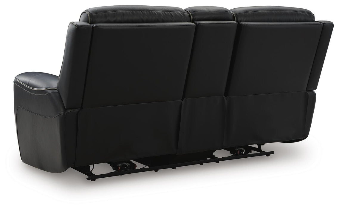 5Z-Relaxation Power Reclining Loveseat with Console - Eclectic 79 Furniture Store