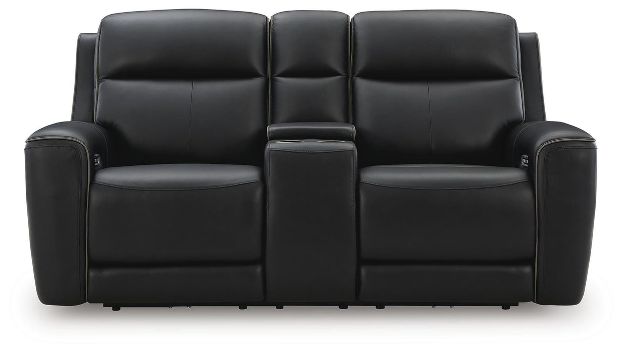 5Z-Relaxation Power Reclining Loveseat with Console - Eclectic 79 Furniture Store