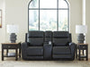 5Z-Comfort Power Reclining Loveseat with Console - Eclectic 79 Furniture Store