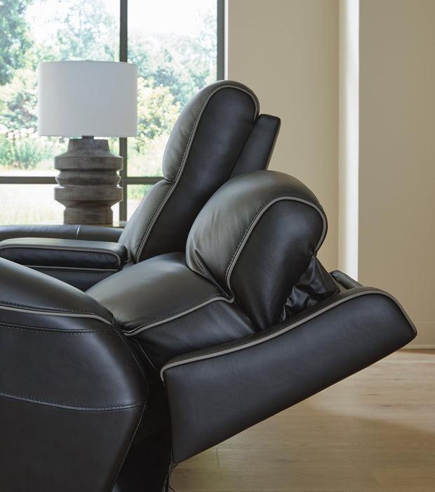 5Z-Comfort Power Reclining Loveseat with Console - Eclectic 79 Furniture Store