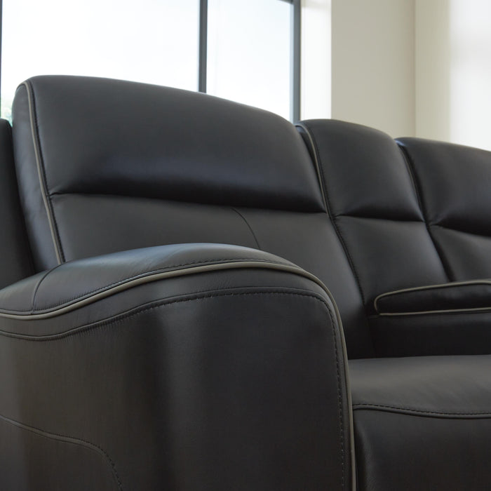 5Z-Comfort Power Reclining Loveseat with Console - Eclectic 79 Furniture Store