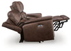 Bleckley Power Reclining Loveseat with Console - Eclectic 79 Furniture Store