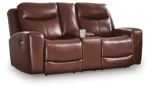 Next Move Power Reclining Loveseat with Console - Eclectic 79 Furniture Store