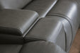 5Z - Pittson Power Reclining Sectional Loveseat with Console - Eclectic 79 Furniture Store