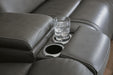 5Z - Pittson Power Reclining Sectional Loveseat with Console - Eclectic 79 Furniture Store
