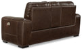 Alessandro Power Reclining Loveseat with Console - Eclectic 79 Furniture Store