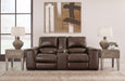 Alessandro Power Reclining Loveseat with Console - Eclectic 79 Furniture Store