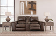 Alessandro Power Reclining Loveseat with Console - Eclectic 79 Furniture Store
