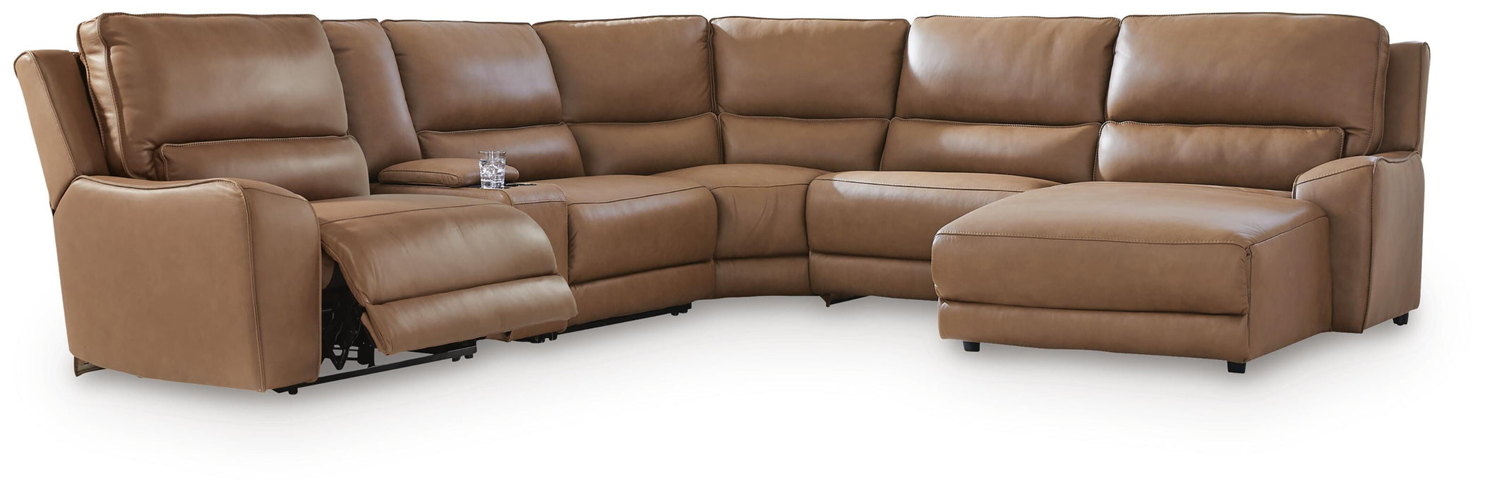 DeepWakes Power Reclining Sectional with Chaise - Eclectic 79 Furniture Store