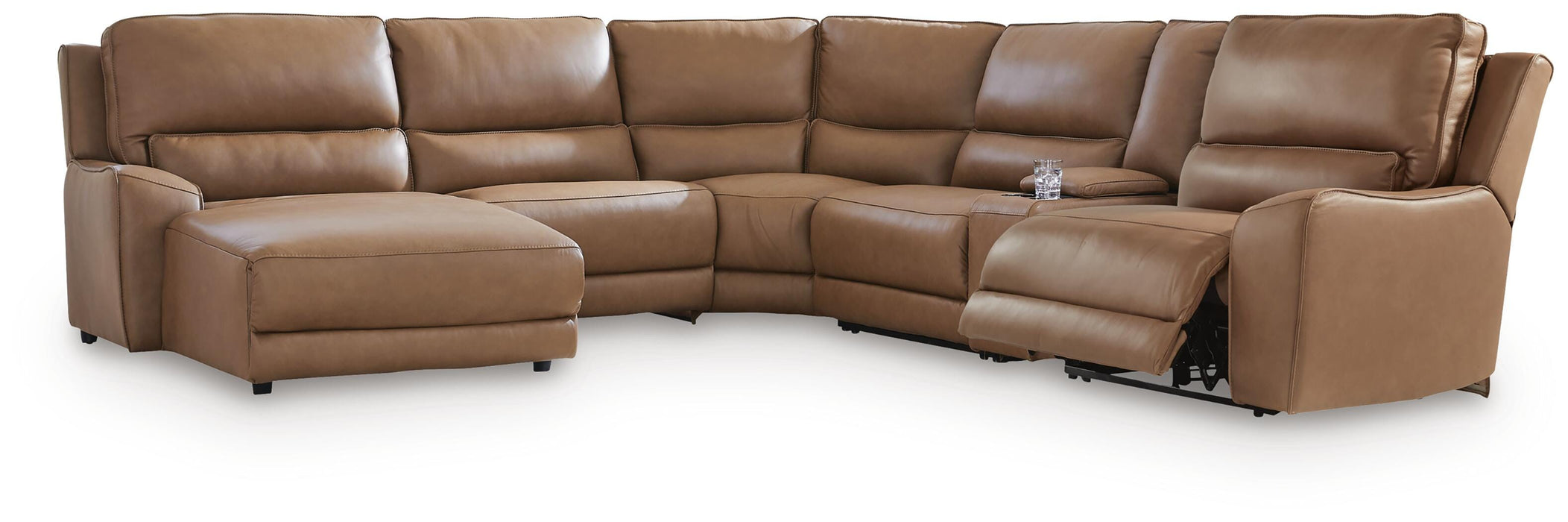 DeepWakes Power Reclining Sectional with Chaise - Eclectic 79 Furniture Store