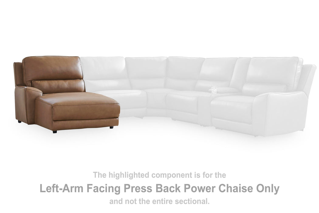 DeepWakes Power Reclining Sectional with Chaise - Eclectic 79 Furniture Store