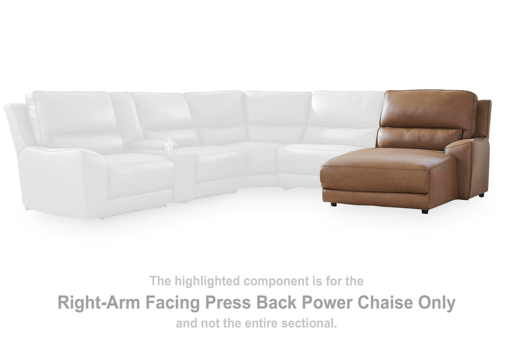 DeepWakes Power Reclining Sectional with Chaise - Eclectic 79 Furniture Store