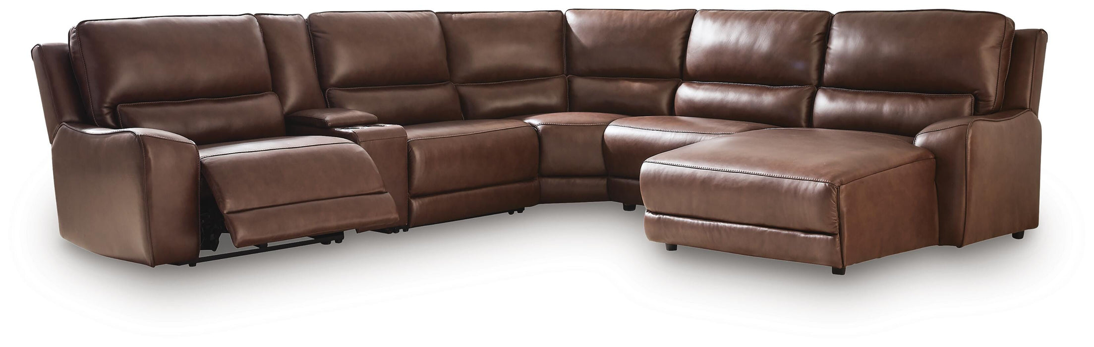 DeepWakes Power Reclining Sectional with Chaise - Eclectic 79 Furniture Store