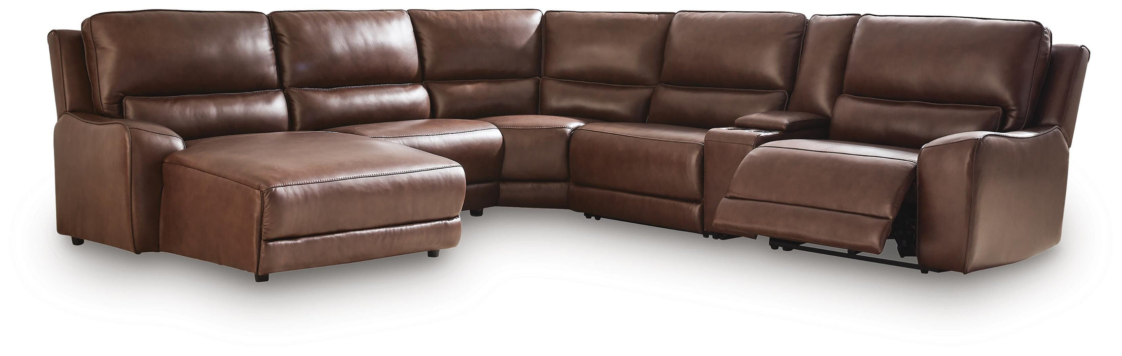 DeepWakes Power Reclining Sectional with Chaise - Eclectic 79 Furniture Store