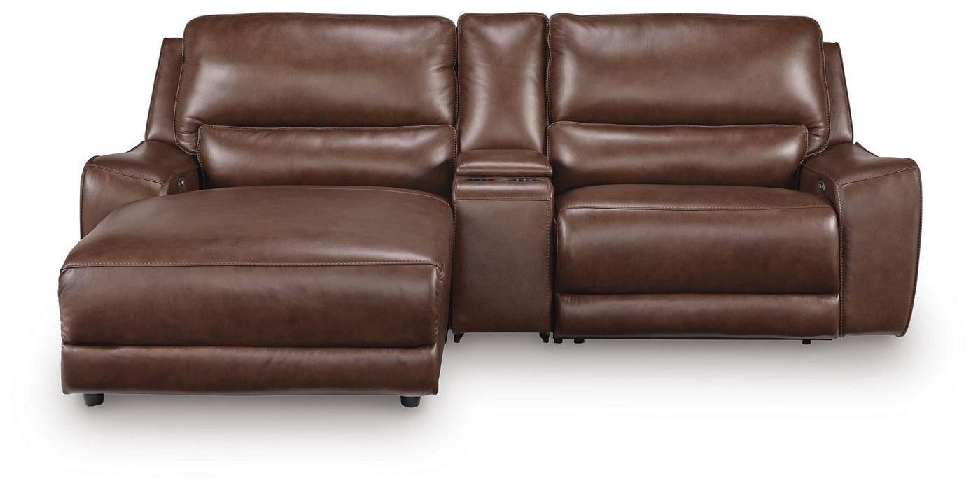DeepWakes Power Reclining Sectional with Chaise - Eclectic 79 Furniture Store